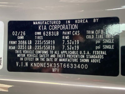 2026 Kia Carnival SX Prestige