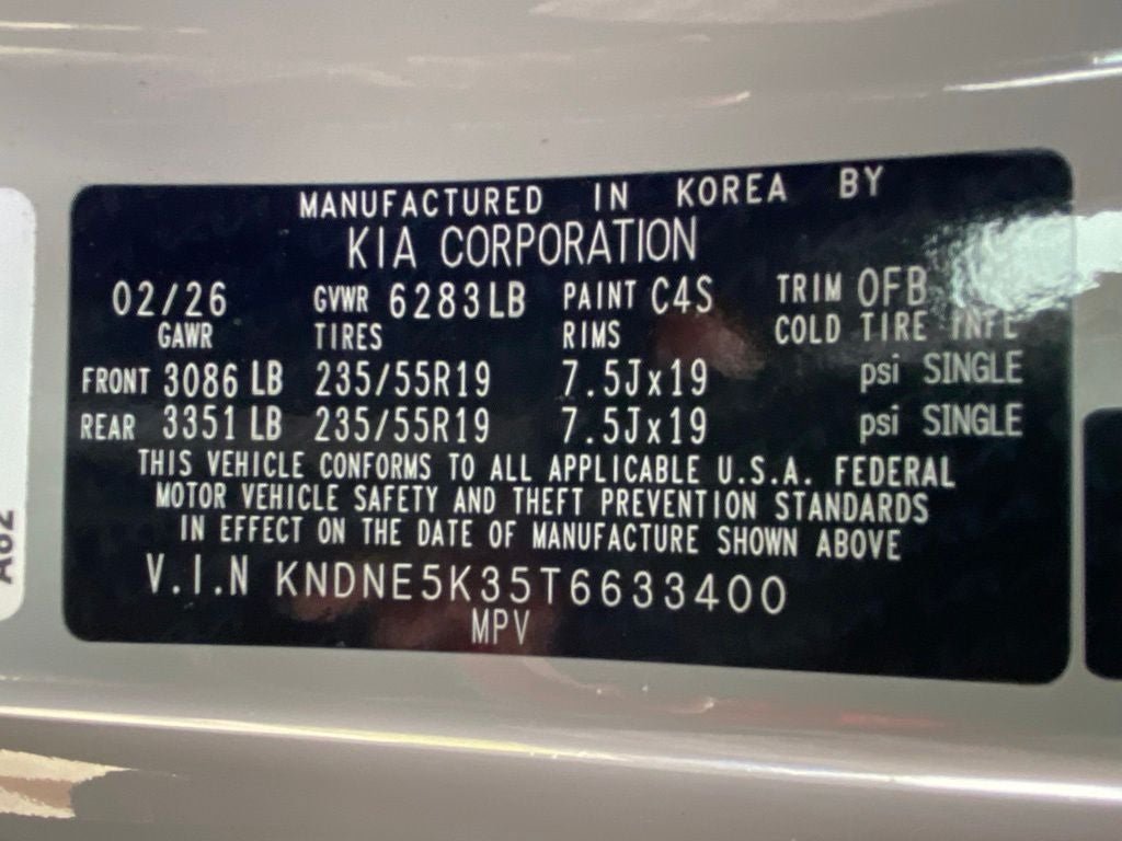 2026 Kia Carnival SX Prestige