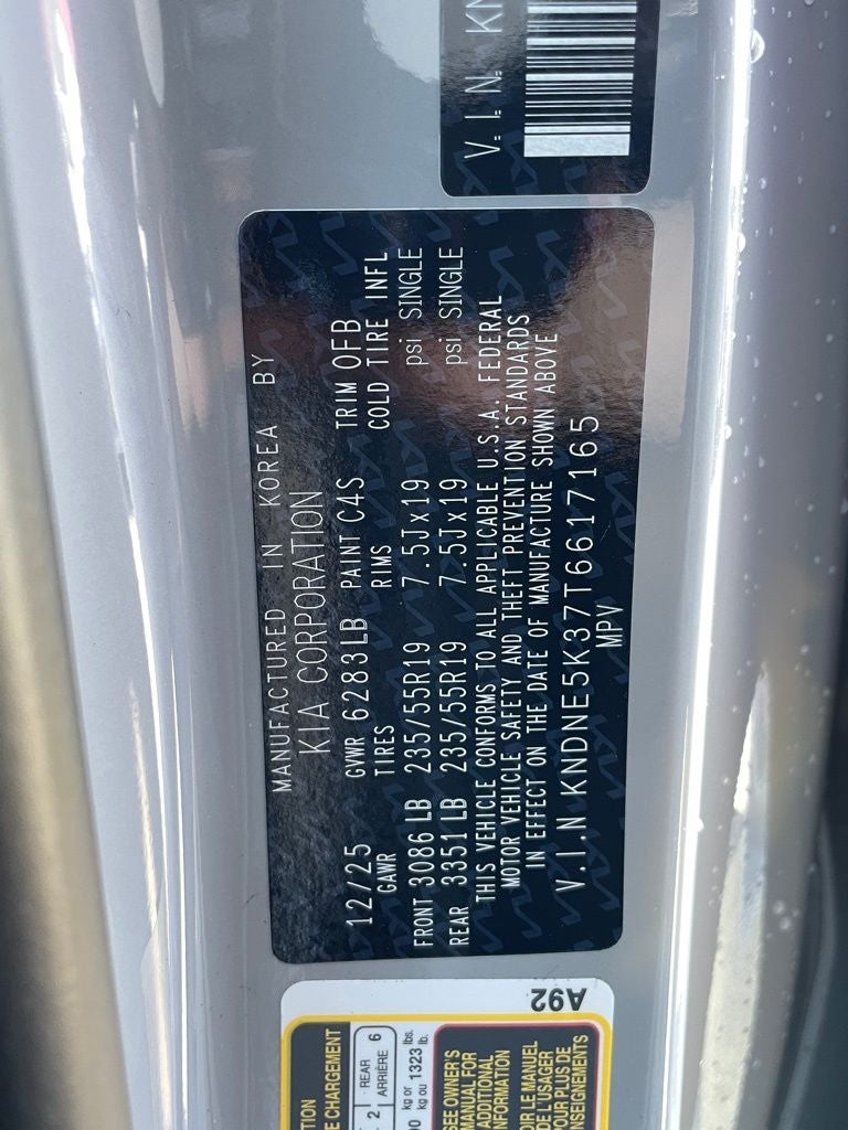 2026 Kia Carnival SX