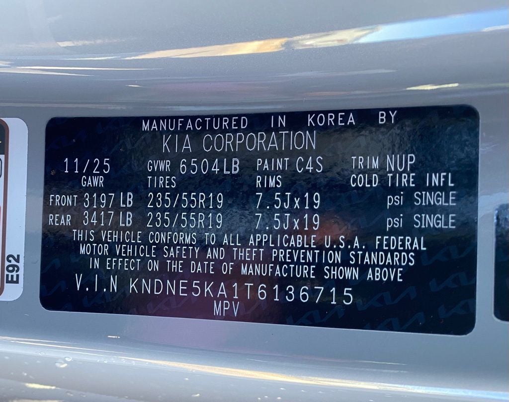 2026 Kia Carnival Hybrid SX Prestige