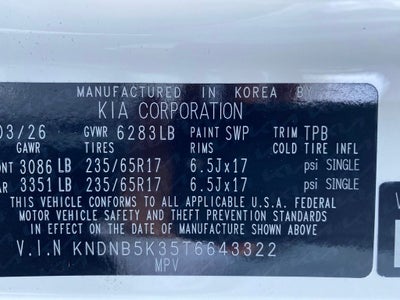 2026 Kia Carnival LX
