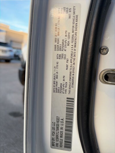 2021 RAM 1500 Classic Warlock 5.7 HEMI WARLOCK