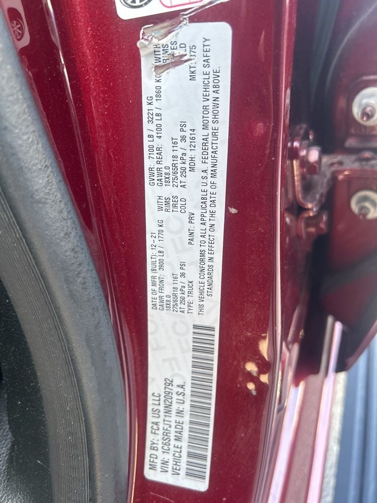 2022 RAM 1500 Laramie RAM BOXES, 12.3" INFOTAINMENT