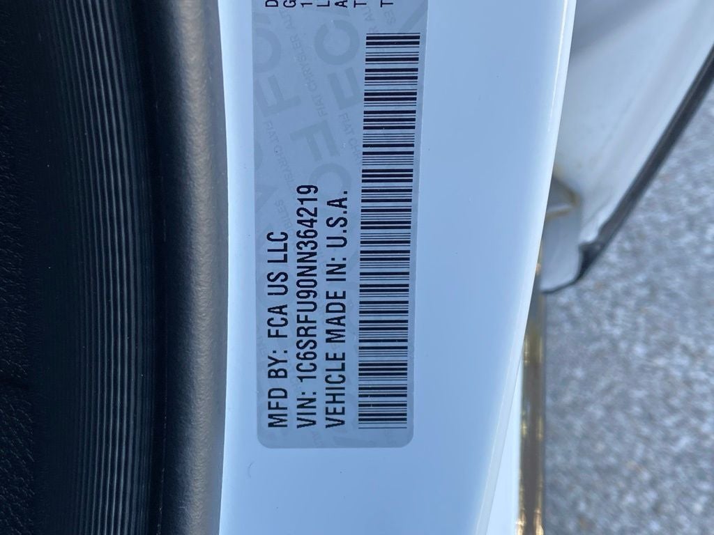 2022 RAM 1500 TRX