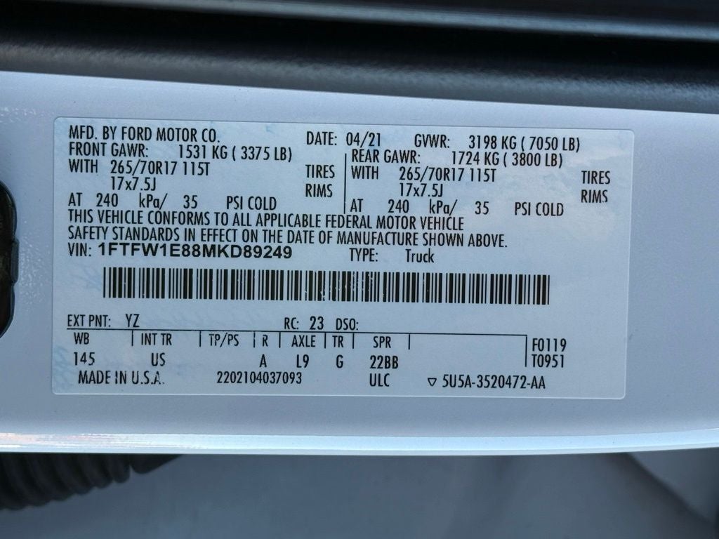2021 Ford F-150 XLT