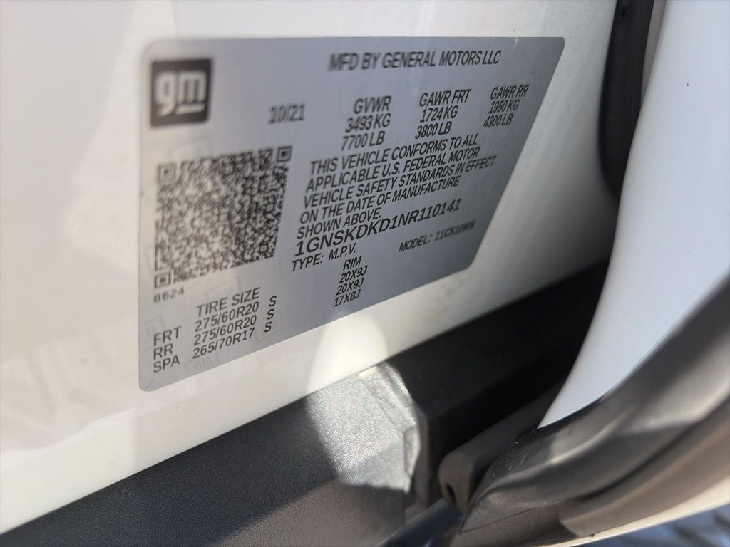 2022 Chevrolet Suburban Z71 1 OWNER NEW BFGoodrich AT Tires