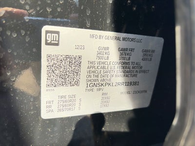 2024 Chevrolet Tahoe Z71 LUXURY PACKAGE, PANO ROOF, 2ND ROW BUCKETS