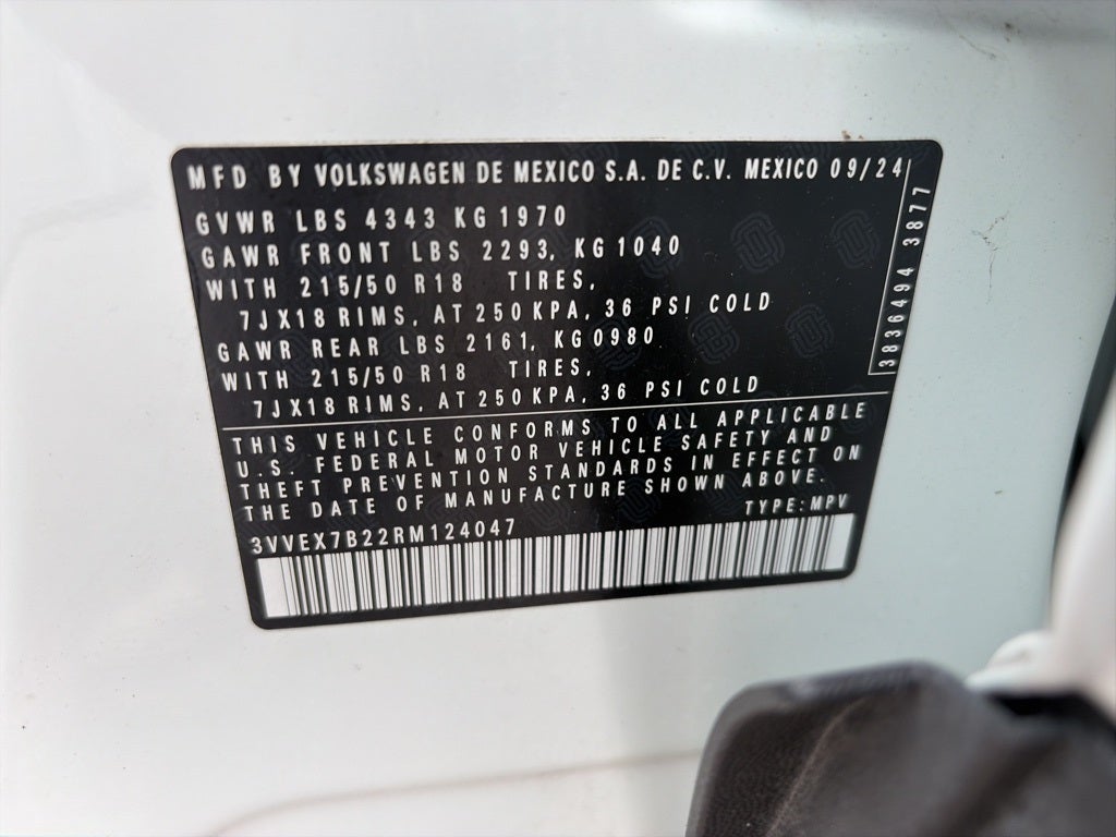 2024 Volkswagen Taos 1.5T SE