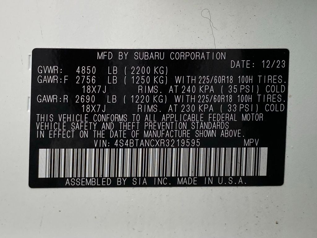 2024 Subaru Outback Limited