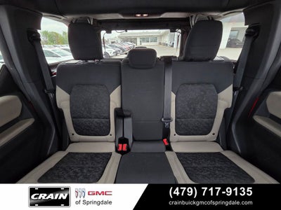 2022 Ford Bronco Wildtrak Sasquatch / Hard Top / Towing