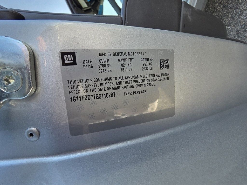 2016 Chevrolet Corvette Stingray 3LT