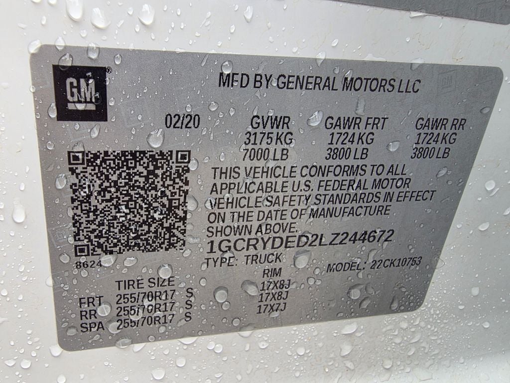 2020 Chevrolet Silverado 1500 LT