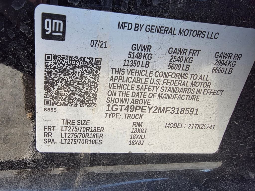 2021 GMC Sierra 2500HD AT4