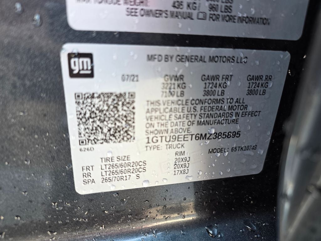 2021 GMC Sierra 1500 AT4