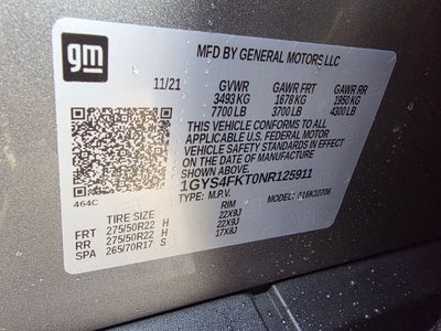 2022 Cadillac Escalade Sport