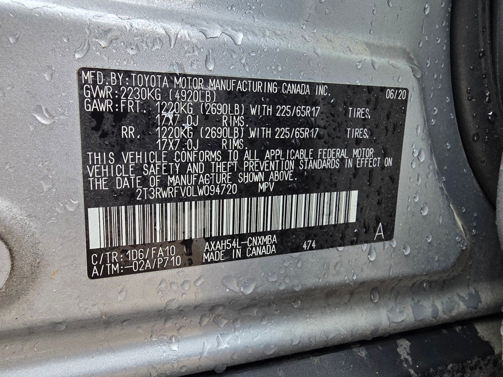 2020 Toyota RAV4 Hybrid XLE