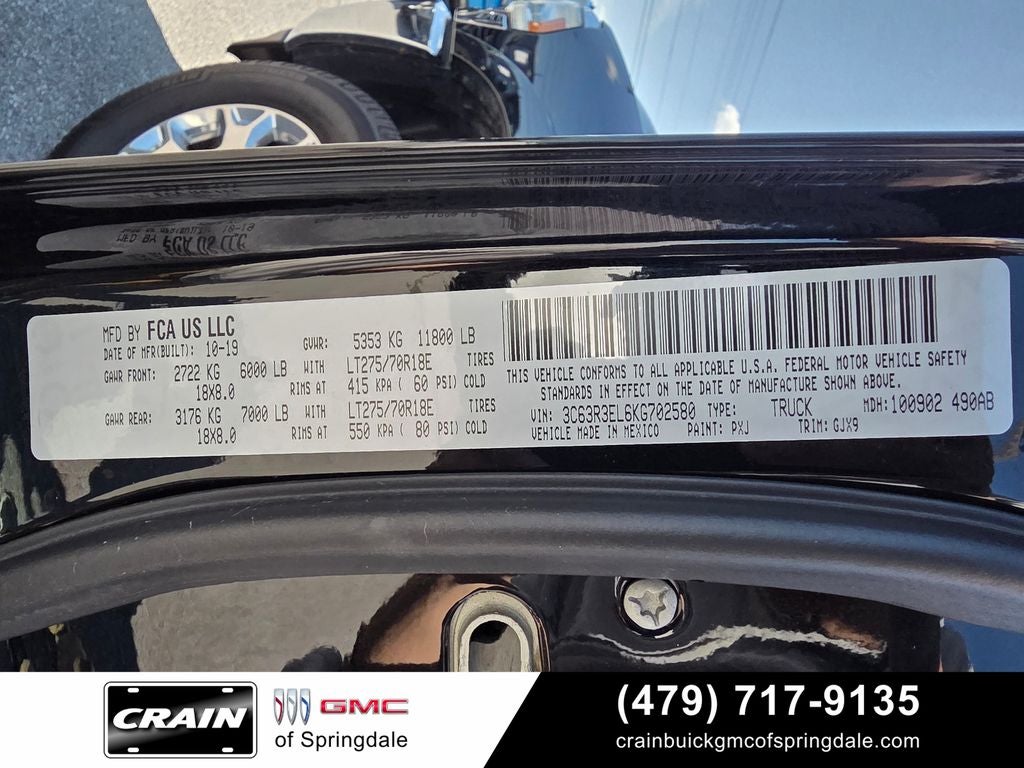 2019 RAM 3500 Laramie