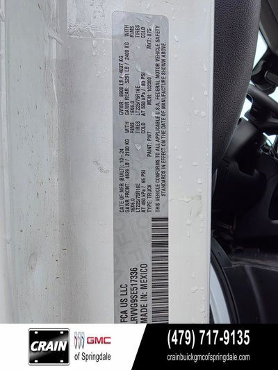 2025 RAM ProMaster 2500 Base 136 WB