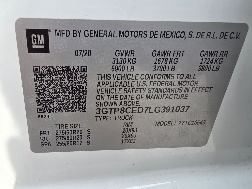 2020 GMC Sierra 1500 Elevation