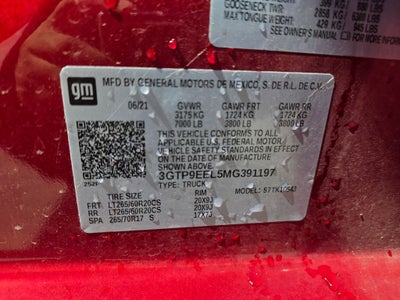 2021 GMC Sierra 1500 AT4