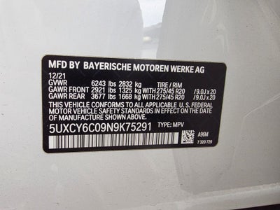 2022 BMW X6 xDrive40i