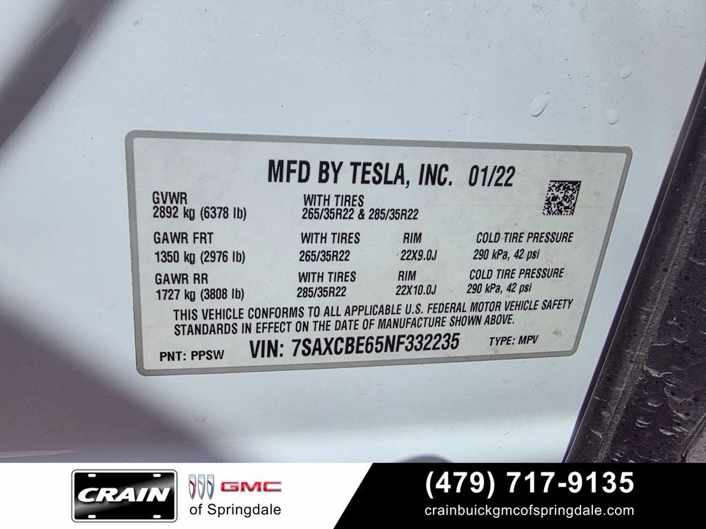2022 Tesla Model X Plaid