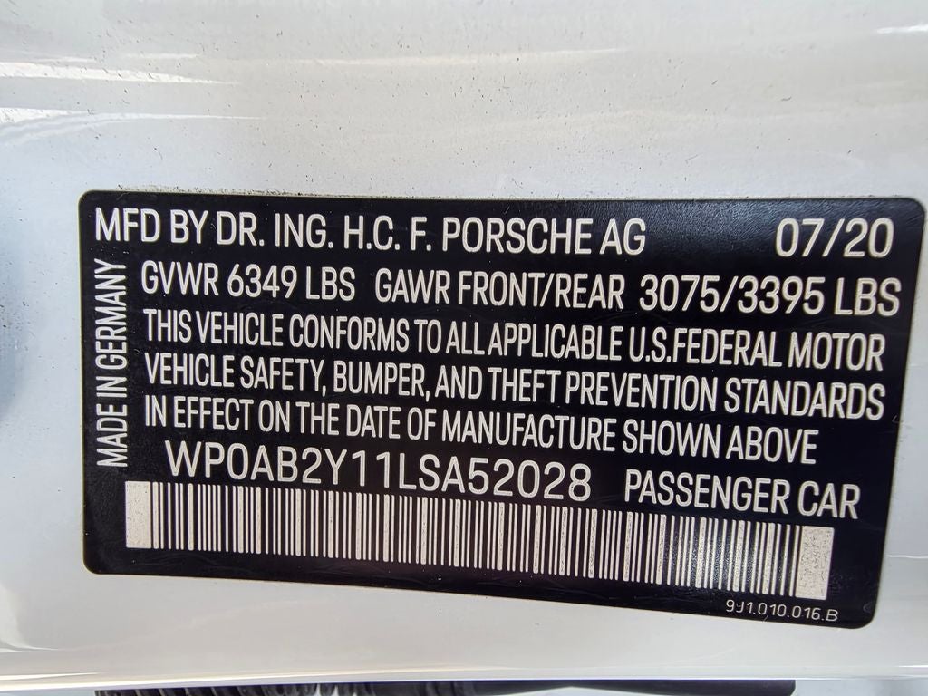 2020 Porsche Taycan 4S