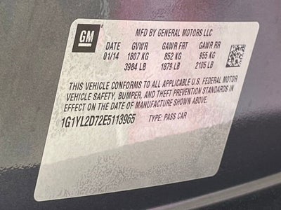 2014 Chevrolet Corvette Stingray Z51 3LT