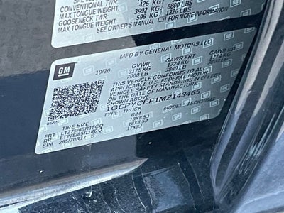 2021 Chevrolet Silverado 1500 Custom Trail Boss