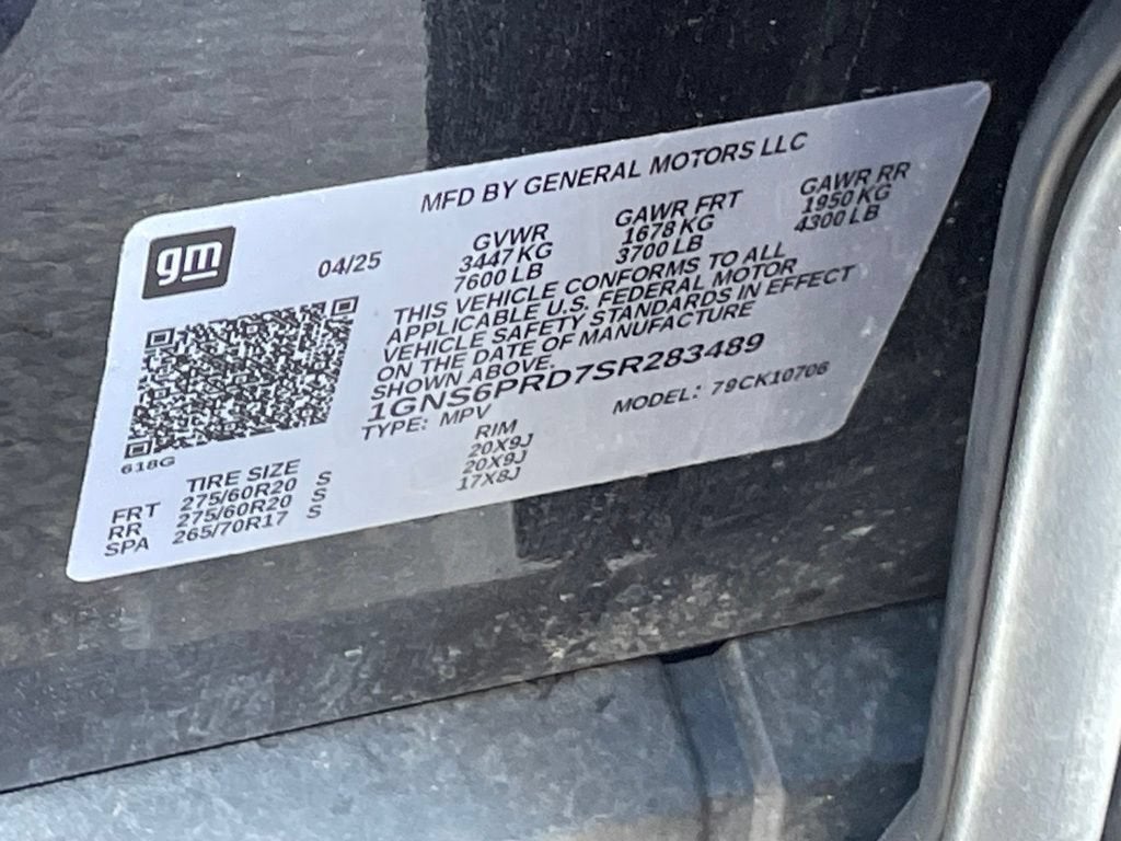 2025 Chevrolet Tahoe Z71
