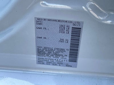 2023 Nissan Altima 2.5 SR