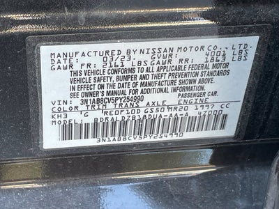 2023 Nissan Sentra SV