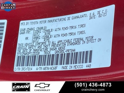 2023 Toyota Tacoma 4WD SR