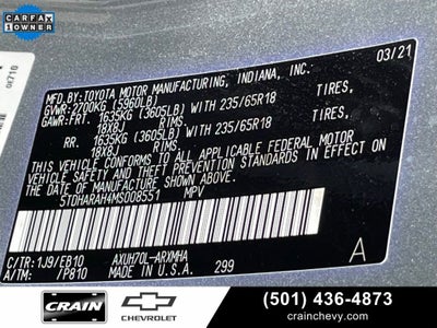 2021 Toyota Highlander Hybrid XLE