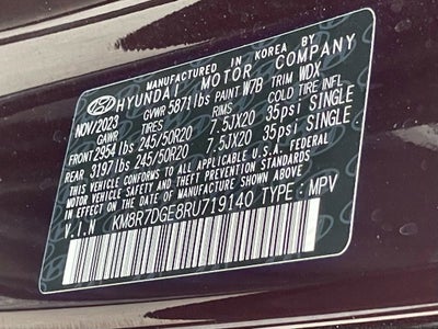 2024 Hyundai Palisade Calligraphy