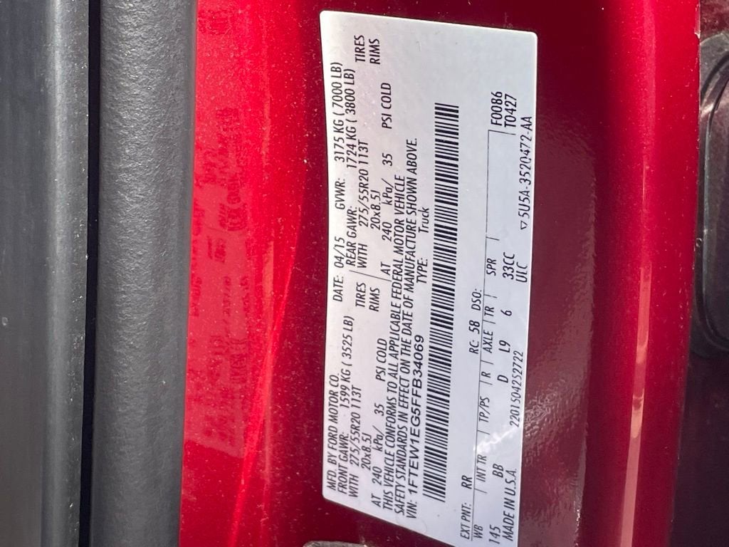 2015 Ford F-150 XLT