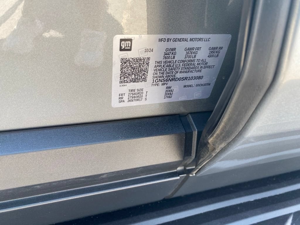 2025 Chevrolet Tahoe LT
