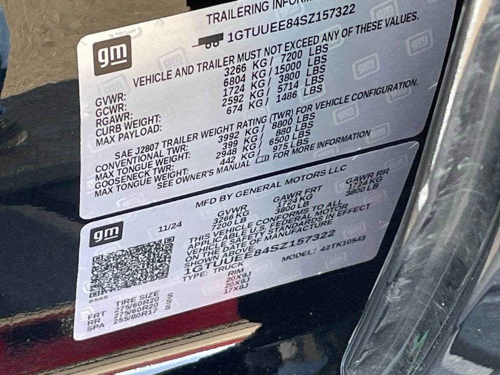 2025 GMC Sierra 1500 AT4