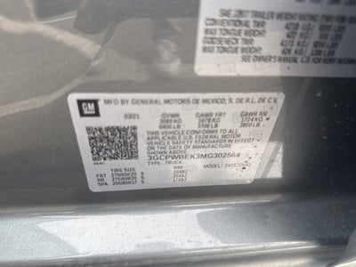 2021 Chevrolet Silverado 1500 Custom