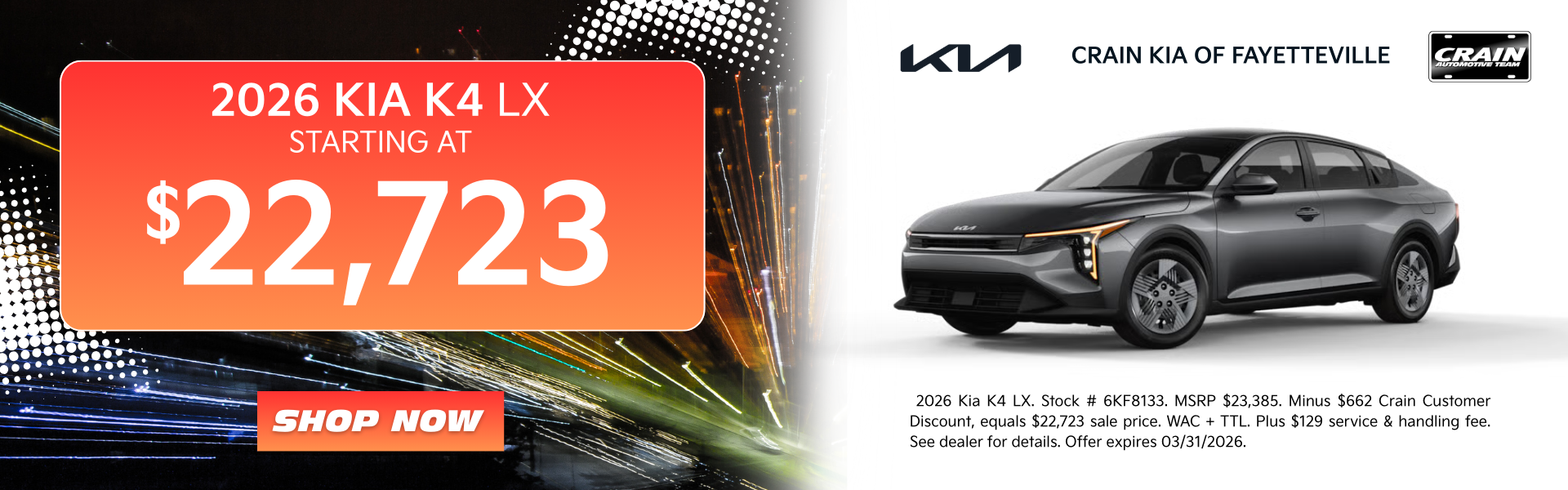 Browse New Kia K4 Inventory