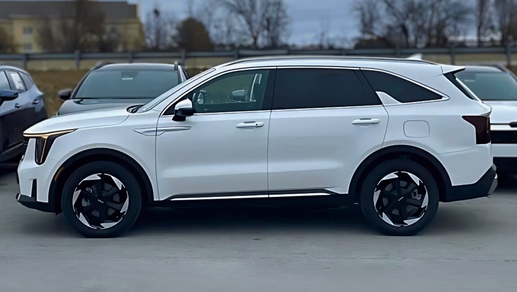 Side View of the 2025 Kia Sorento Hybrid