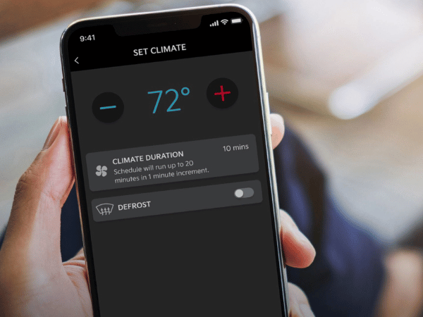 Kia Remote Climate Control via Smartphone