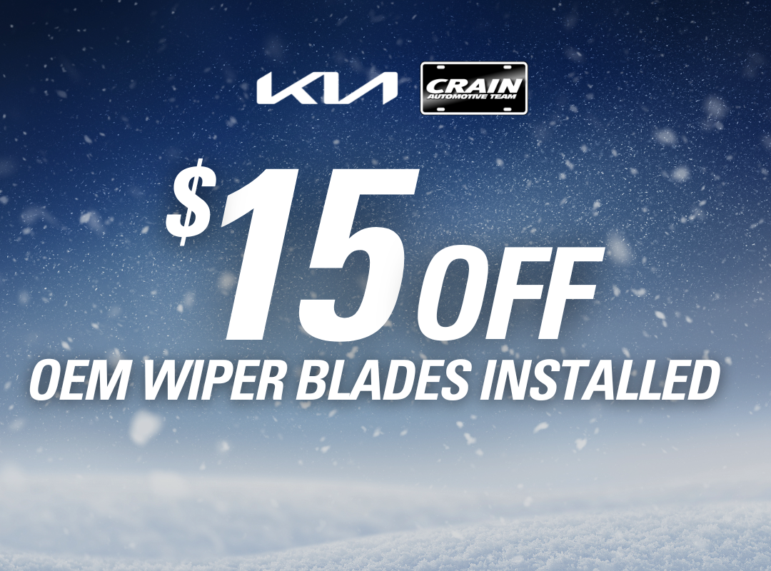 $15 Off OEM Wiper Blades Installed