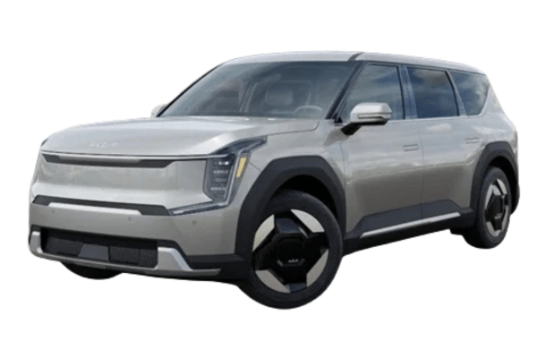 Grey 2026 Kia EV9 Electric Vehicle at Crain Kia of Fayetteville in Fayetteville, AR Kia Dealership