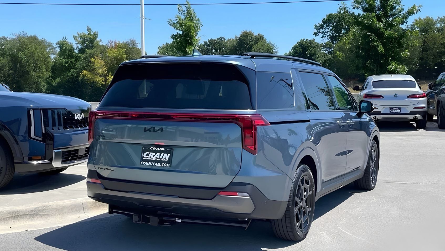 2027 Kia Carnival rear at Crain Kia of Fayetteville