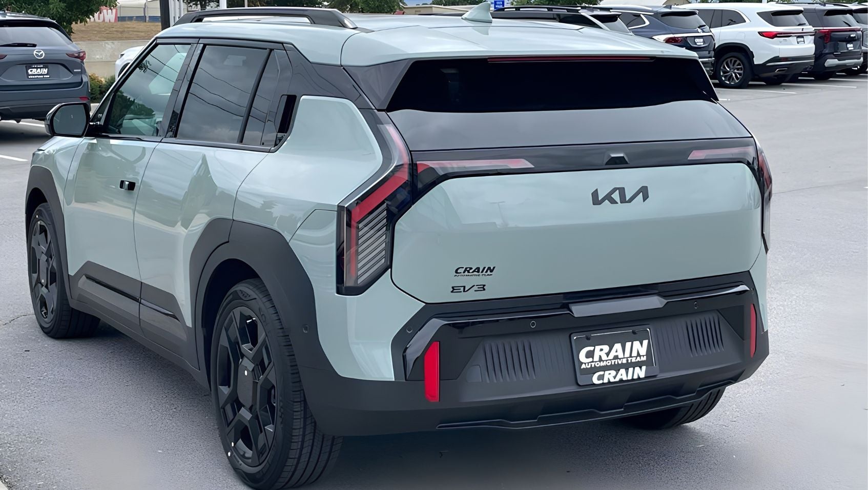 2027 Kia EV3 rear at Crain Kia of Fayetteville
